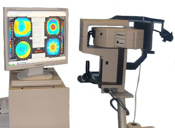Bausch Lomb Orbscan II Topographer Bausch and Lomb Stellaris PC Phacoemulsification Unit with Anterior and Posterior Includes Hand Piece, Manual, and Foot Switch