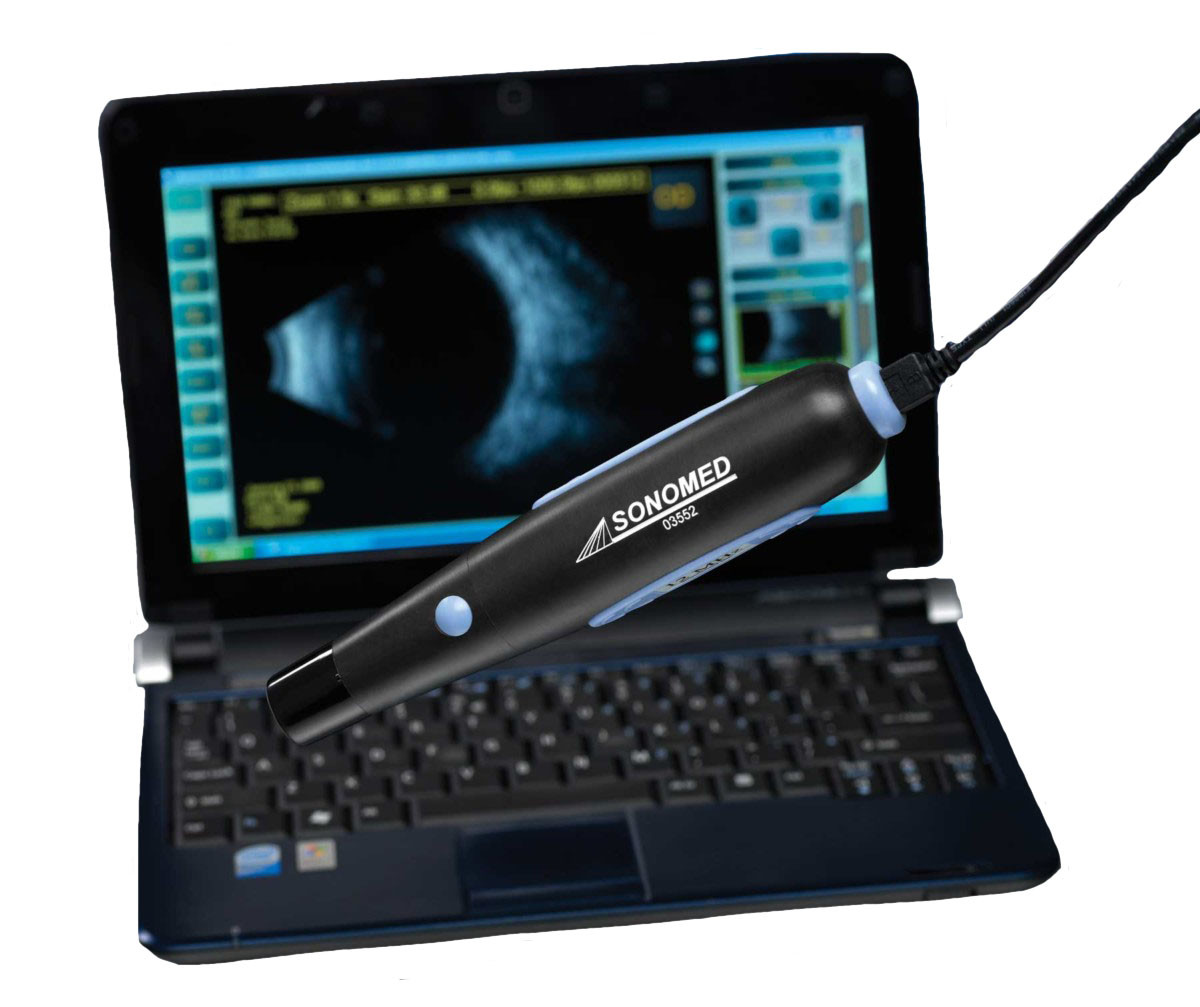 Sonomed Escalon Master Vu AB Scan PacScan 300 PlusWith New Features in Digital Biometric Ruler