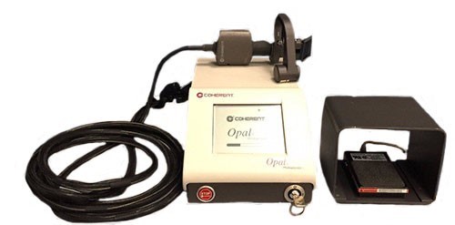 Coherent Lumenis Opal PDT Photodynamic Therapy Laser w Haag Slit Lamp Adapter Iridex Iris Medical Photo Point PDT 665nm Ophthalmic Laser w Haag Attachment