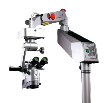 Takagi OM 9 Operating Microscope Alcon Luxor LX3 Surgical Ophthalmic Microscope with ILLUMIN i AMP & Foot Pedal