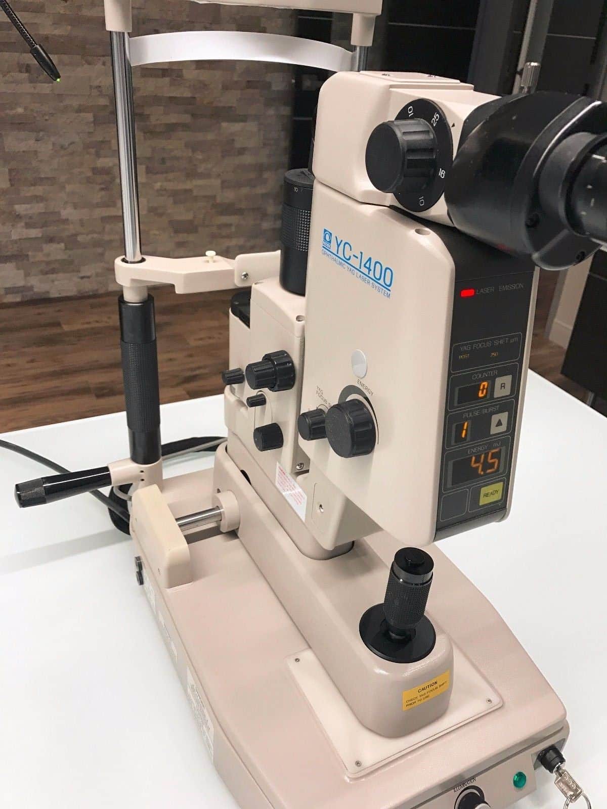 Nidek YC 1400 for sale ZEISS VISULAS Yag II Plus Laser with Power Table and Slit Lamp