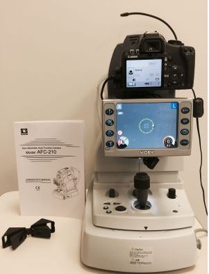 Used NIDEK AFC 210 Non Mydriatic Fundus Camera for Sale Canon CR 2 with OIS Digital Software
