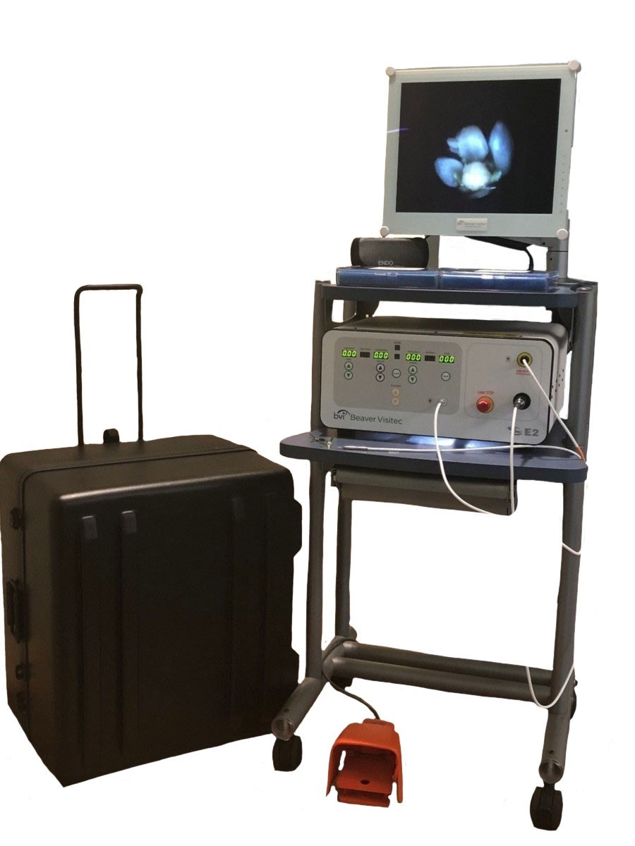 2015 Beaver Visitec BVI Endo Optiks E2 MicroProbe Endoscopy ECP Laser w