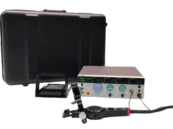 Iridex Iris Medical Photo Point PDT 665nm Ophthalmic Laser w Haag Attachment 600x450 Iridex Iris Medical Photo Point PDT 665nm Ophthalmic Laser w Haag Attachment