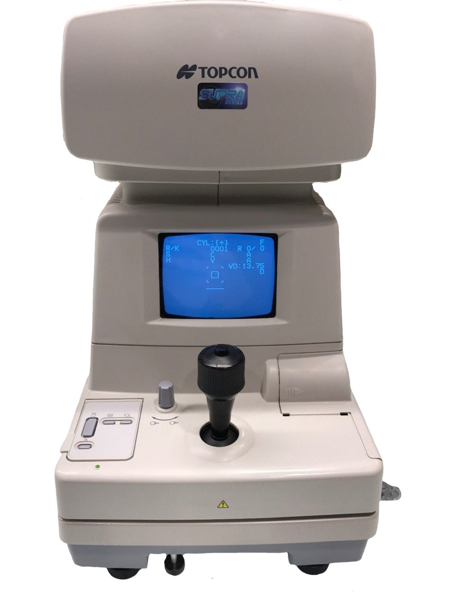 Refurbished Topcon KR 8000 Auto Refractor Keratometer Kerato Refractometer ARK19484 Topcon SP 2000P Specular Microscope Endothelial cell counter