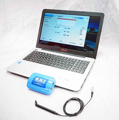 PalmScan P2000 USB 081016 1 1 Quantel Medical Axis Nano A Scan w Laptop Probe Foot Switch & Manual Ophthalmic