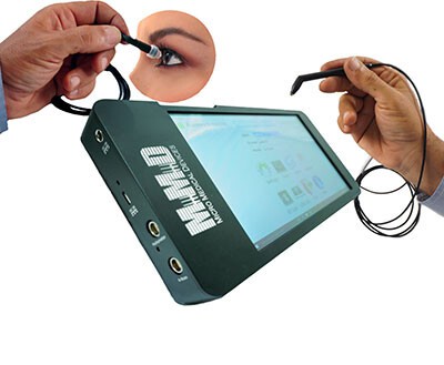 PalmScanPRO AScanPachymeter sm8x7 Quantel Medical Axis Nano A Scan w Laptop Probe Foot Switch & Manual Ophthalmic