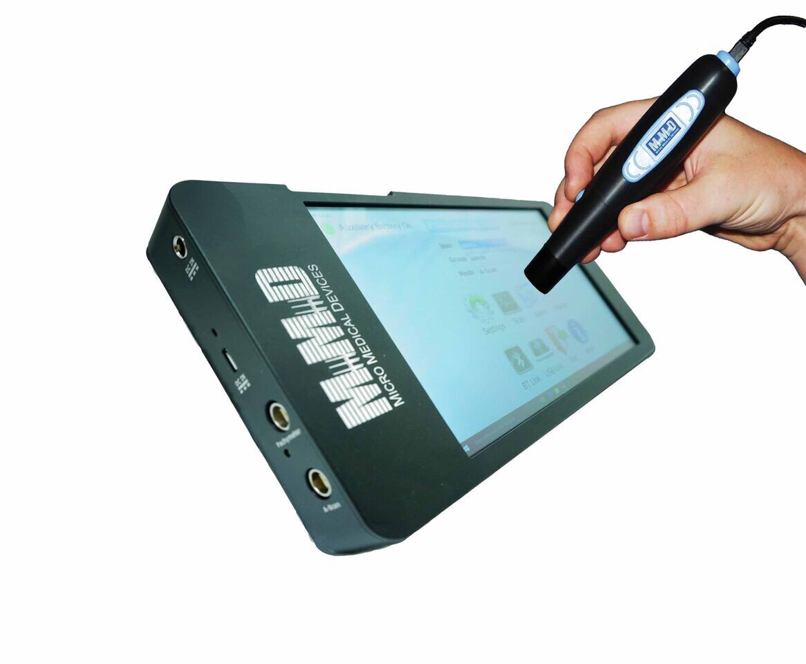 PalmScanPRO MobileBScan sm8x7 Quantel Medical Axis Nano A Scan w Laptop Probe Foot Switch & Manual Ophthalmic
