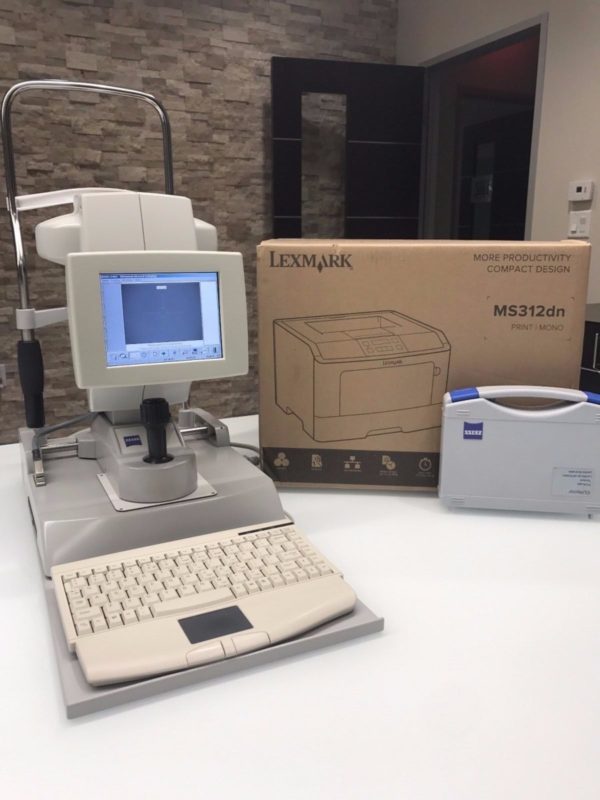 s l1600 1 600x800 Zeiss IOL Master Version 5.4 with Table, Brother Printer & Calibration Test Eye