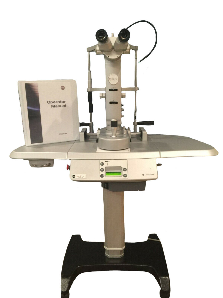 Ellex Super Q Ophthalmic Yag Laser System w Factory Power Table LQP3106