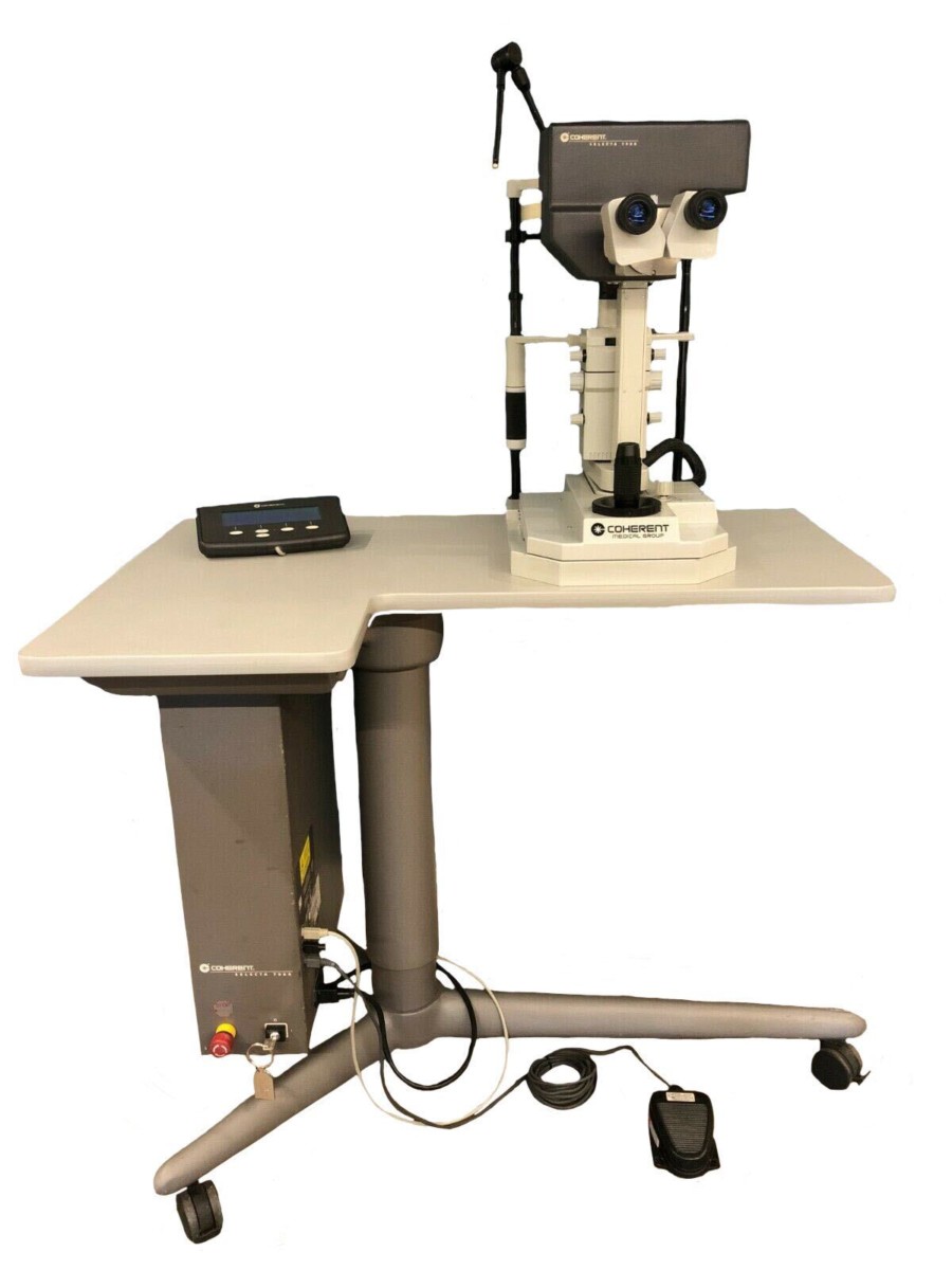 Coherent Selecta 7000 SLT Glaucoma Ophthalmic Laser System w Factory Table