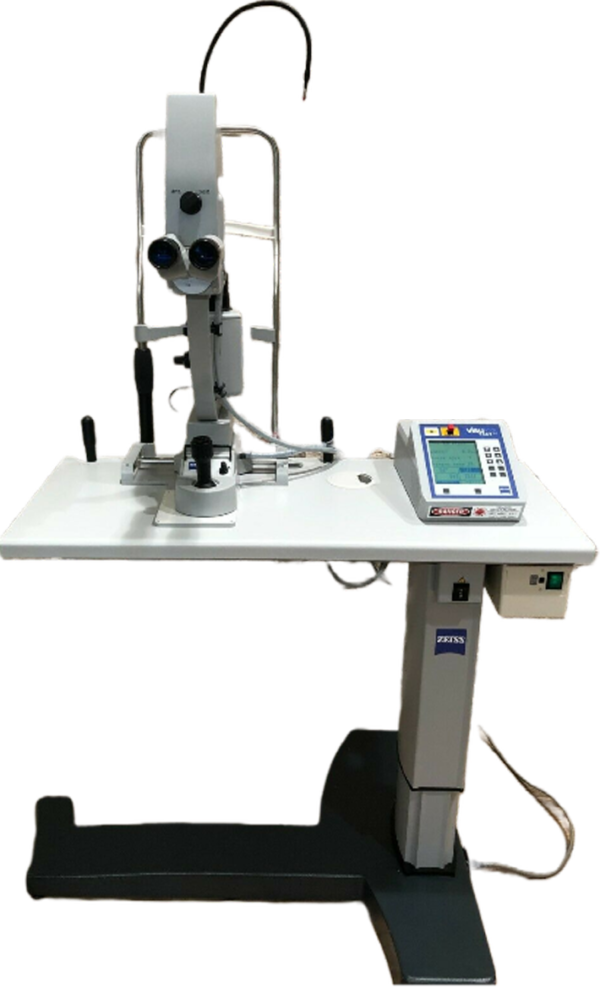 visula 600x987 Carl Zeiss Visulas Yag II+ Laser System w Factory Power Table