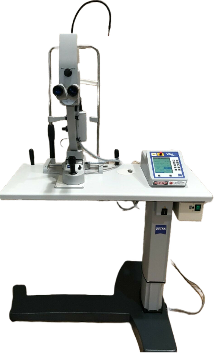 Carl Zeiss Visulas Yag II+ Laser System w Factory Power Table