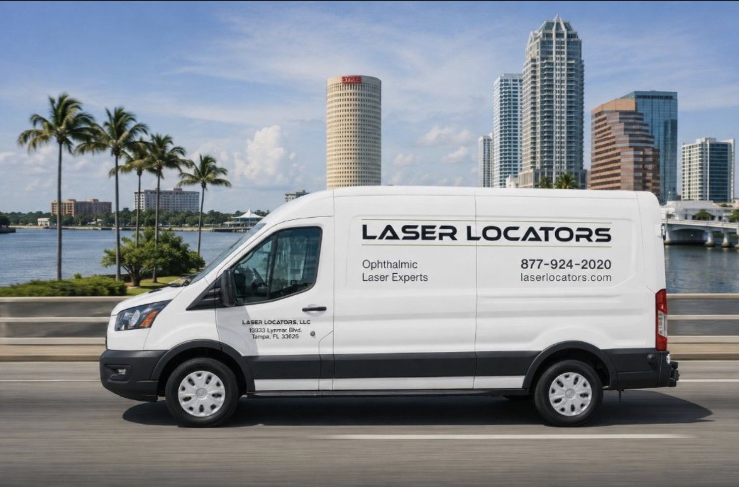 Laser Locators Delivery Truck Tampa Photo